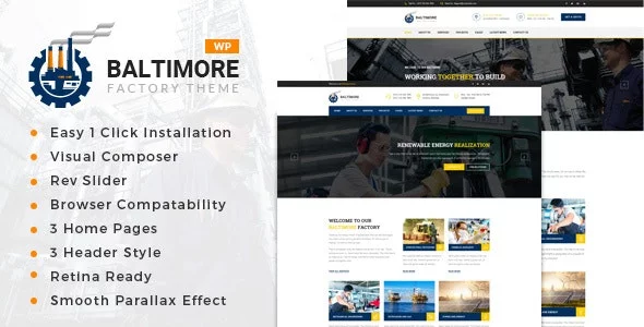 Baltimore Factory - Factory & Industrial Business WordPress Theme.webp