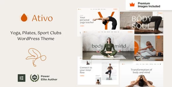 Download Ativo - Pilates Yoga WordPress Theme NULLED + Themeforest 32484821.webp