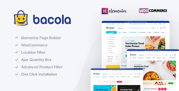 Download Bacola - Grocery Store and Food eCommerce Theme NULLED + Themeforest 32552148.webp