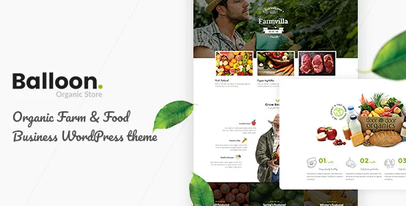 Download Balloon Organic Farm & Food Business WordPress Themes.webp