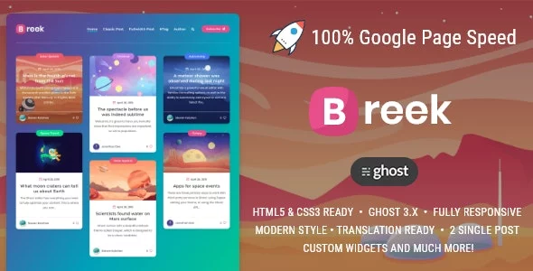 Download Breek - A Masonry Theme for Ghost latest version.webp