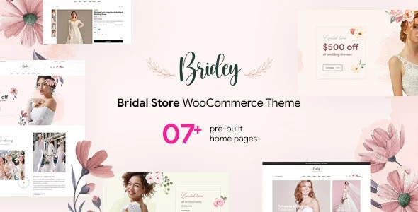 Download Bridey - Bridal Store WooCommerce WordPress Theme + Themeforest 27244123.webp