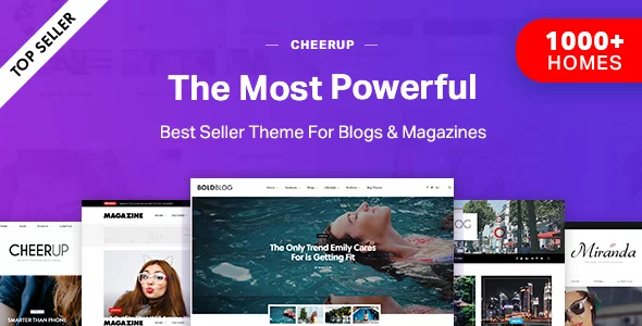 Download CheerUp Blog - Magazine - WordPress Blog Theme latest version.webp