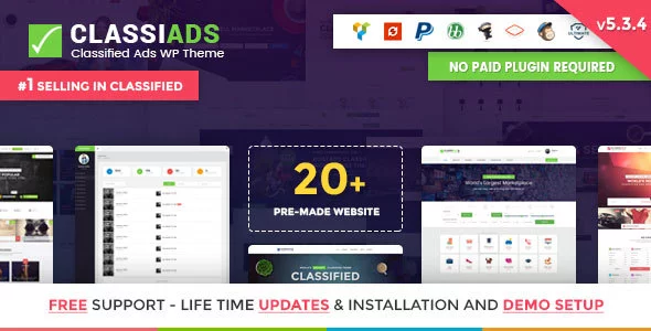 Download Classiads - Classified Ads WordPress Theme.webp