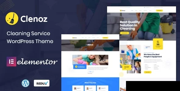 Download Clenoz - Cleaning Service WordPress Theme latest version.webp