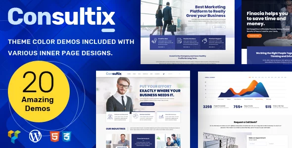 Download Consultix - Business Consulting Theme for Business Agency lastest version.webp