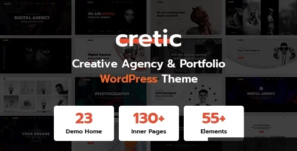 Download Cretic - Creative Agency WordPress Theme latest version.webp