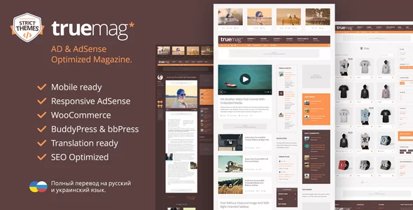 Download Download Truemag - AD & AdSense Optimized Magazine WordPress Theme latest version.webp