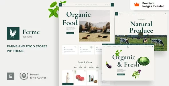 Download Ferme - Food Store & Farm WooCommerce WordPress Theme NULLED + Themeforest 36043329.webp