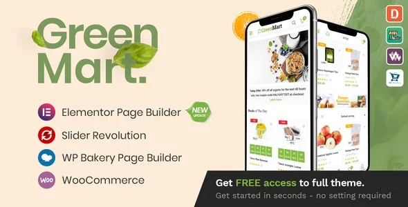 Download GreenMart – Organic & Food WooCommerce WordPress Theme + Themeforest 20754270.webp