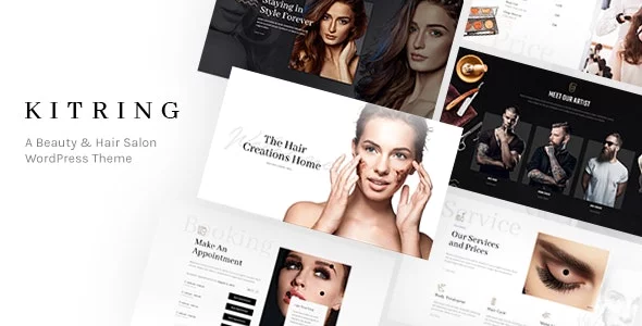 Download Kitring - A Beauty & Hair Salon WordPress Theme latest version.webp