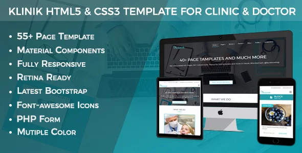 download Klinik - HTML5 & CSS3 Responsive Template for Clinic, Doctor & Hospital.webp