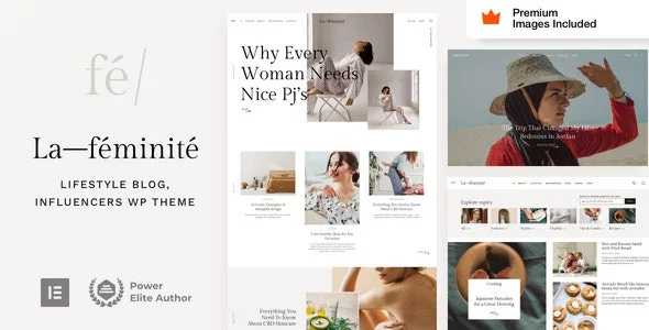 Download LaFeminite - Lifestyle Blog NULLED + Themeforest 34100183 NULLED.webp