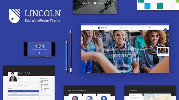 Download Lincoln - Education Material Design WordPress Theme latest version.webp