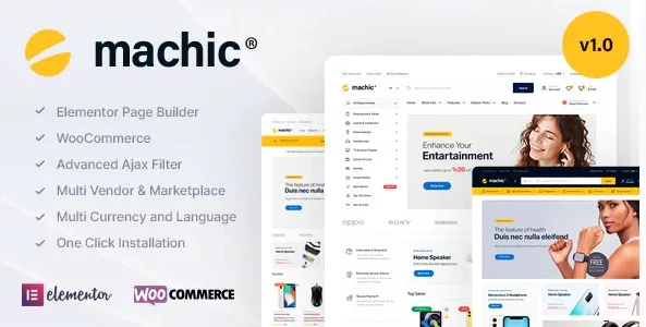 Download Machic - Electronics Store WooCommerce Theme NULLED + Themeforest 34267600.webp