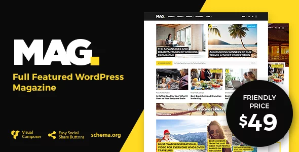 download Mag - Full Featured WordPress Magazine laster version.webp