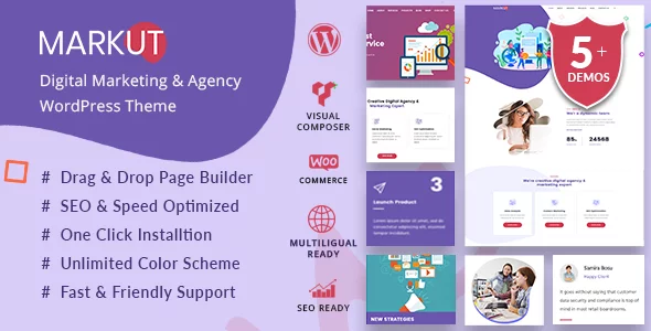 Download Markut - Digital Marketing & Agency WordPress Theme latest version.webp