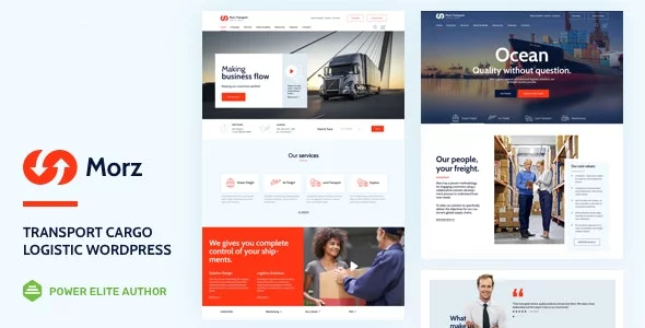 Download Morz - Transportation WordPress Theme Nulled + Themeforest 21623322.webp