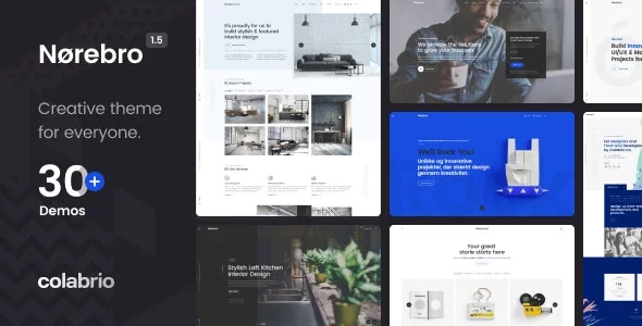 Download Norebro - Creative Portfolio Theme for Multipurpose Usage + Themeforest 20834703.webp