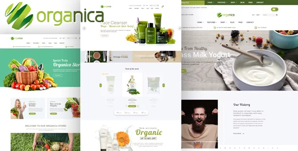 Download Organica - Organic, Beauty, Natural Cosmetics, Food, Farn and Eco WordPress Theme la...webp