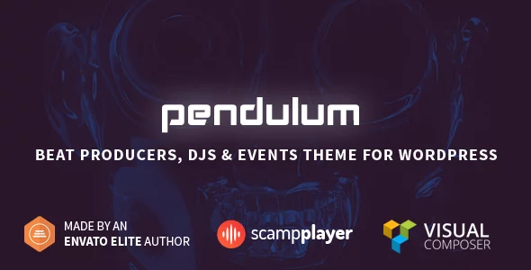 Download Pendulum - Beat Producers, DJs & Events Theme for WordPress latest version.webp