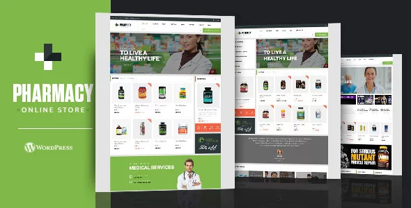 Download Pharmacy WooCommerce WordPress Responsive Theme laster version.webp