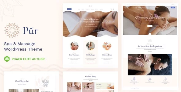 Download Pur - Wellness & Spa WordPress Theme NULLED + Themeforest 21501144.webp