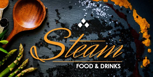 Download STEAM - Restaurant, Pub & Cafe WordPress Theme.webp