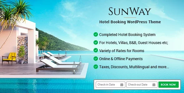 Download Sunway - Hotel Booking WordPress Theme latest version.webp