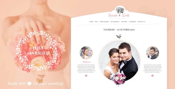 Download Wedding WordPress Theme + Themeforest 5872261.webp