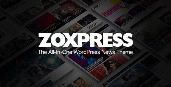 Download ZoxPress - The All-In-One WordPress News Theme latest version.webp