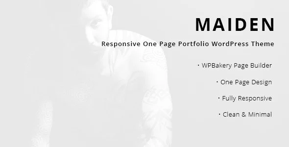 Maiden - Responsive One Page Portfolio WordPress Theme.webp