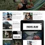 Travel Blog WordPress Theme by Dessign.net