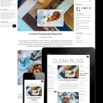 Clean Blog WordPress Theme