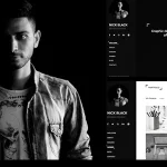 Blvck - Personal vCard & Resume Template