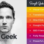 Geek - Personal Resume & Portfolio WordPress Theme