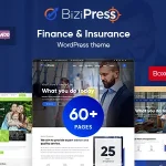 BiziPress - Finance, Insurance & Consulting WordPress Theme