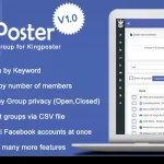 Facebook Auto join groups Module for Kingposter