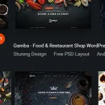 Gamba - Food & Restaurant WordPress Theme