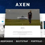 Axen - Personal Portfolio WordPress Theme