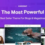 CheerUp Blog / Magazine - WordPress Blog Theme