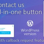 Contact us all-in-one button with callback request feature for WordPress