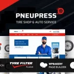 PneuPress - Tire Shop and Car Repair WordPress Theme