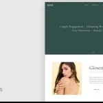 Asra - Minimalist Photography Portfolio WordPress Theme