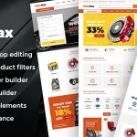 Mobimax - Auto Parts WordPress Theme + WooCommerce Shop