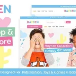 Hayden - Kids Store WooCommerce Theme