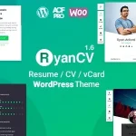 Download RyanCV CV Resume Theme latest version.webp