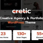 Cretic - Creative Agency WordPress Theme