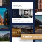 Hoteller  - Hotel Booking WordPress NULLED