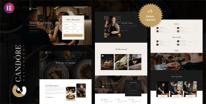 Candore - Elementor Restaurant & Wine Bar WordPress Theme NULL